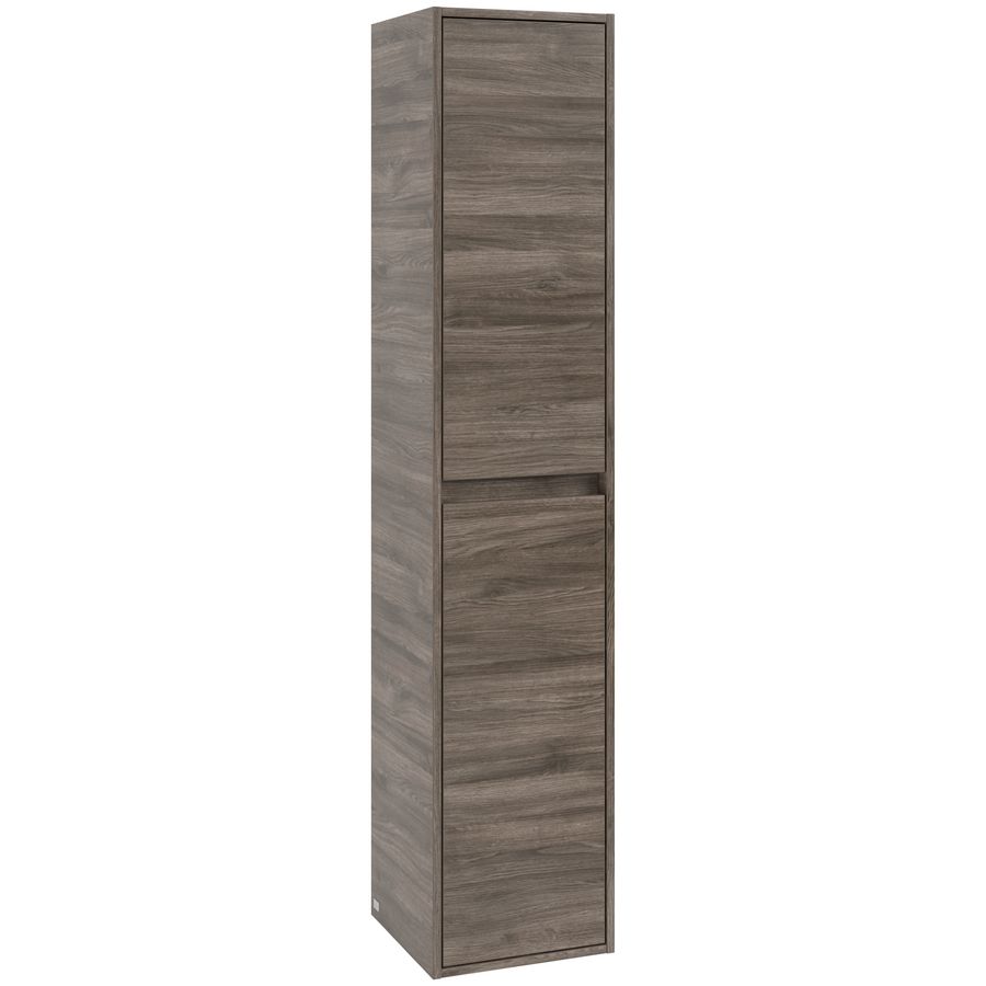 Hoge kast Skyla 350x1700x348mm Stone Oak