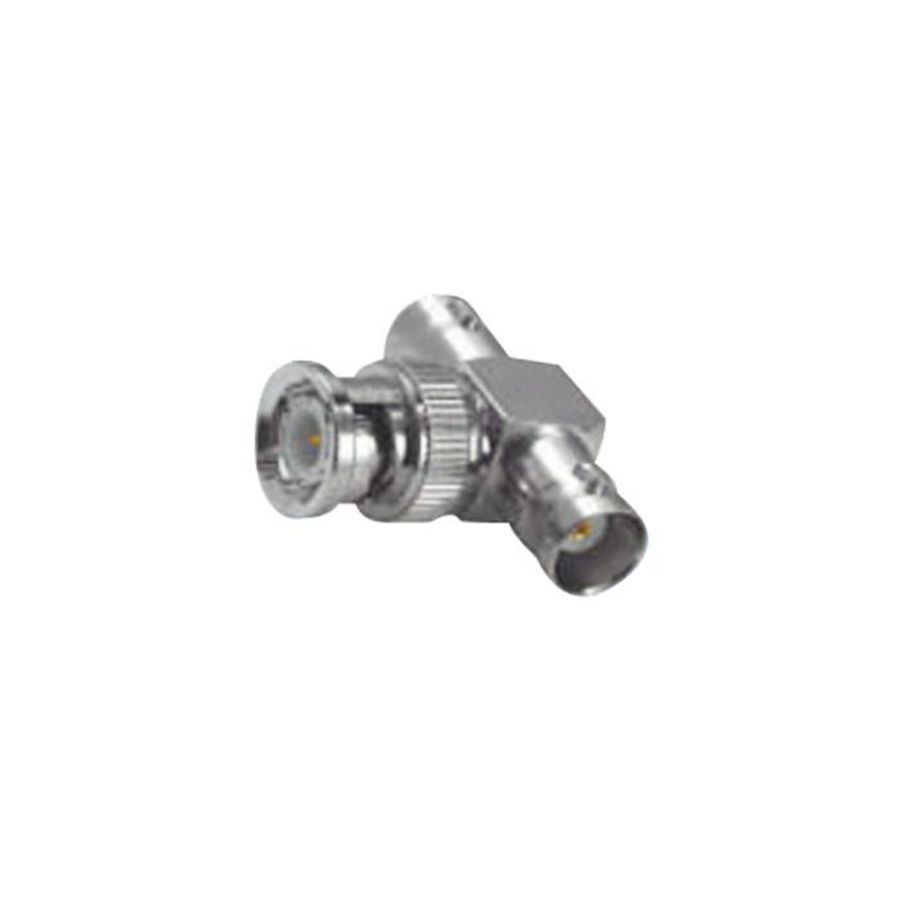 T ADAPTER VAN BNC PLUG NAAR DUAL BNC SOCKET VVE=10