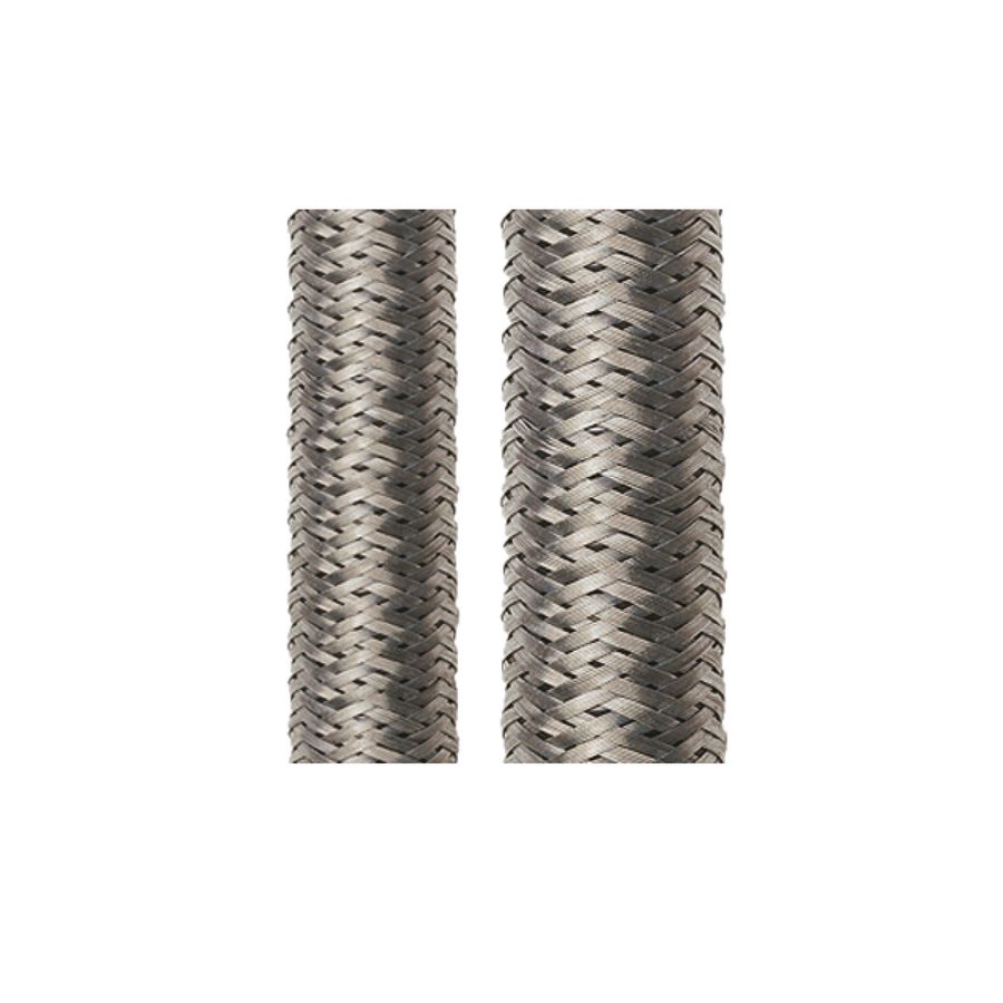 Rol a 25m. Beschermslang gevlochten staal verzinkt ID25