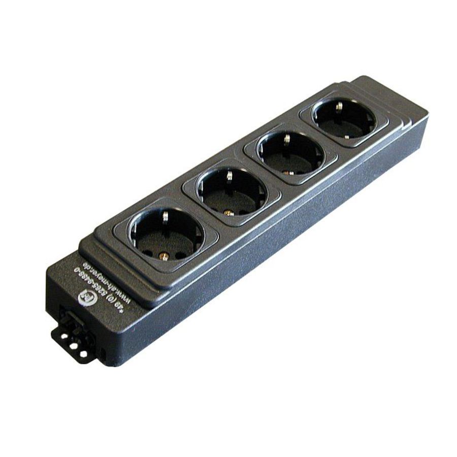 Netbox GST18I3 4x230v 45° in/out zwart
