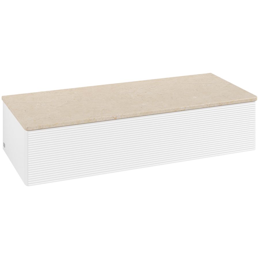 Sideboard Antao 1200x268x500mm White Matt Lacquer L41103MT