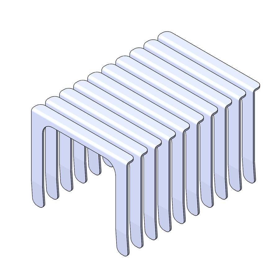 Set a 10st. Fixeerschijf Tube