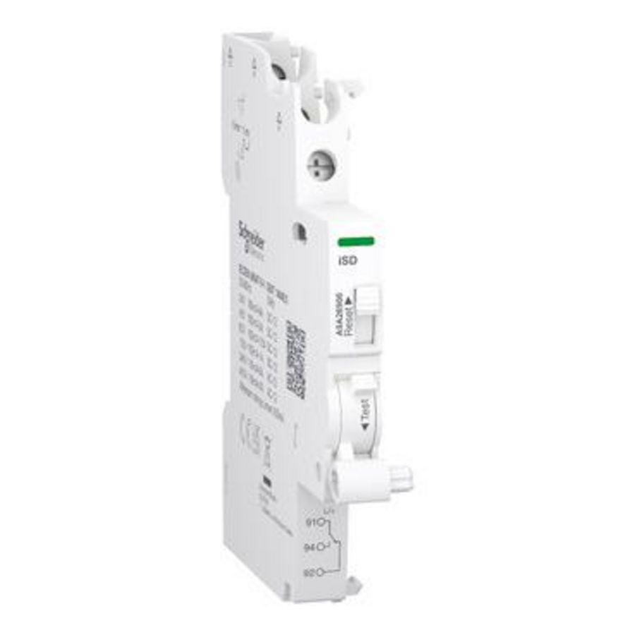 Aux. contact Acti9 A9A iSD 1 C/O 100mA to 6A 24VAC to 415VAC
