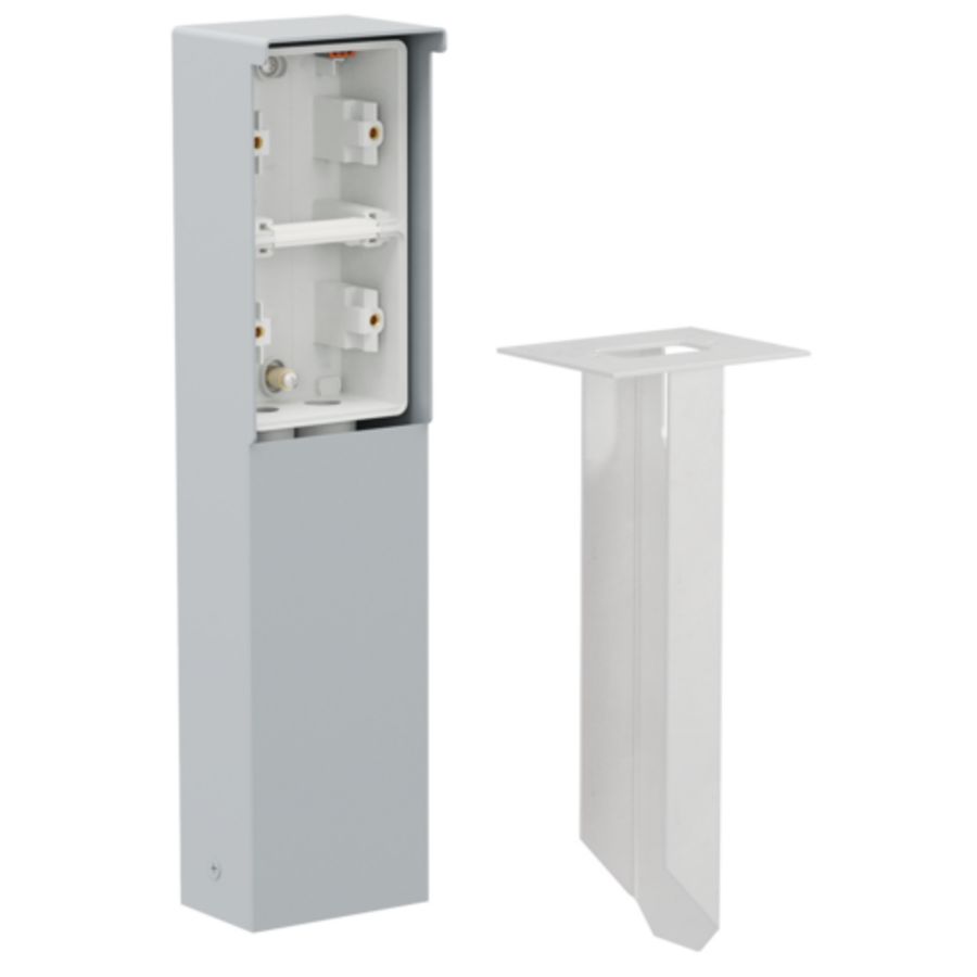 Spuitwaterdichte tuinpaal grondpin 2 Hydro functies grijs