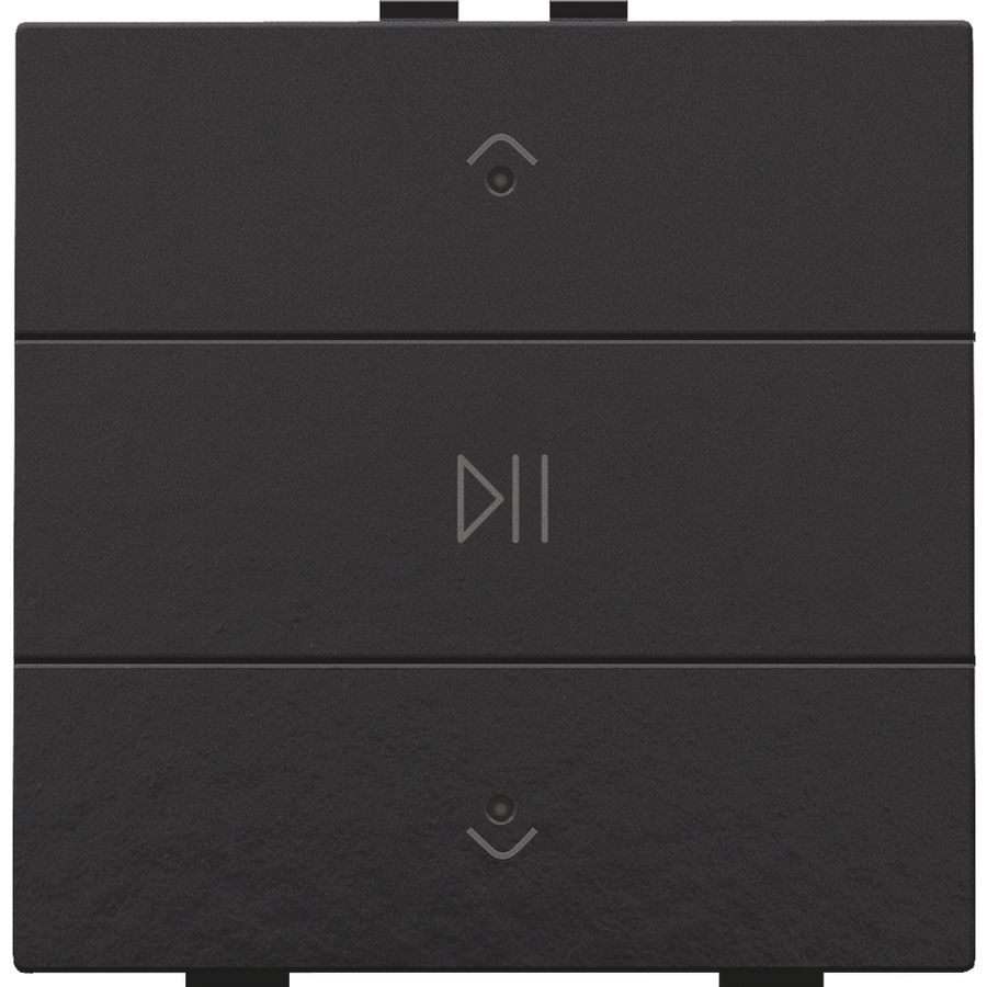 Enkelvoudige audiobediening leds Home Control pianoblac