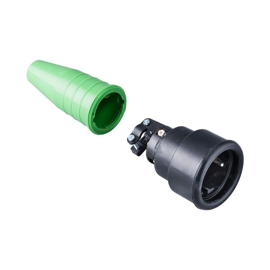 Volrubber koppelcontactstop 16A 250V randaarde VVE=100
