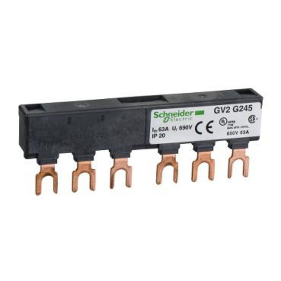 Kam rail 63A 2x3M apparaten 45mm Accessoires TeSy Linergy FT