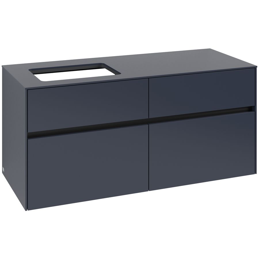 Wastafelonderkast Collaro 1200x548x500mm Marine Blue C113B0VQ