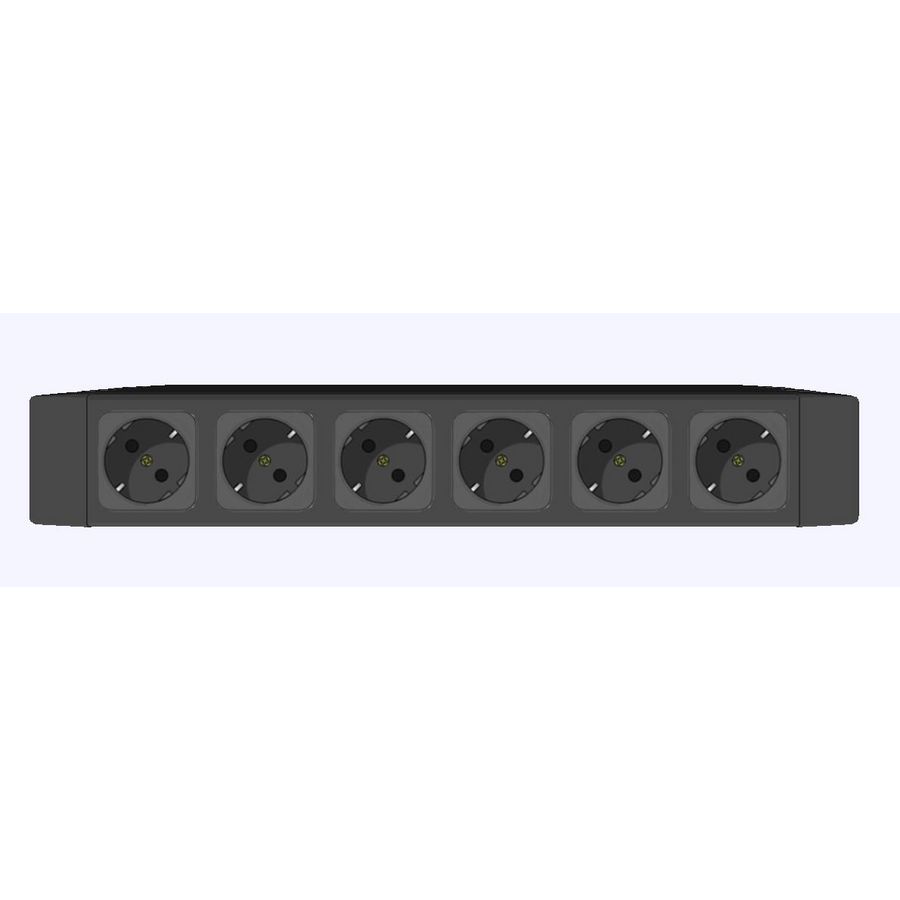 Contactdooscombinatie 19" 6WCD 45° GST18/3 in