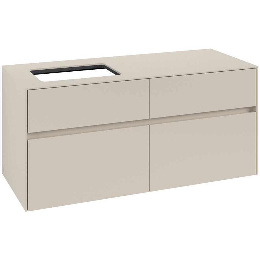 Wastafelonderkast Collaro 1200x548x500mm Cashmere Grey C113B0VN