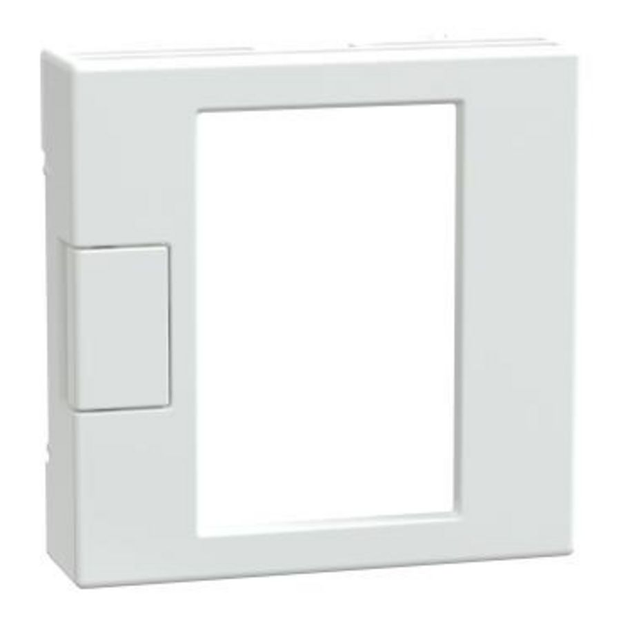 Afdekplaat Merten System m thermostaat aanraakscherm actie