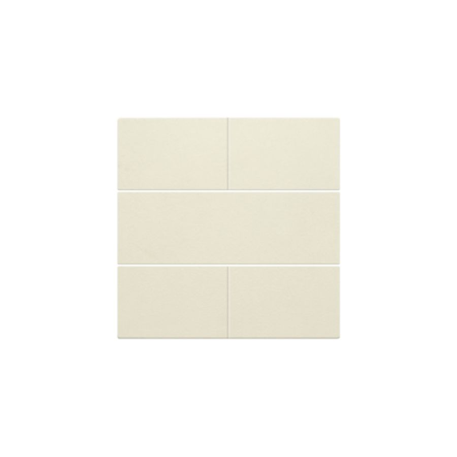 Afwerkingsset 4-voudige pot.vrij knop 24V cream