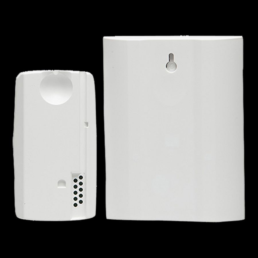 Draadloze gong incl. bewegingsmelder/zender met flits 500m.