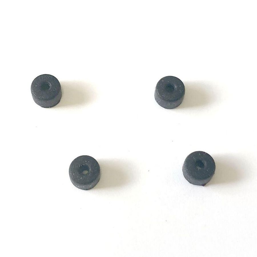 Rubberen dopjes voor demping 4 stuks