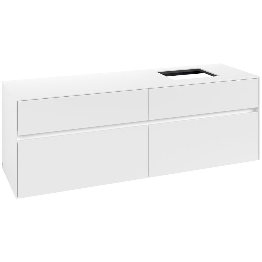Wastafelonderkast Collaro 1600x548x500mm Wh.Matt C13600MS