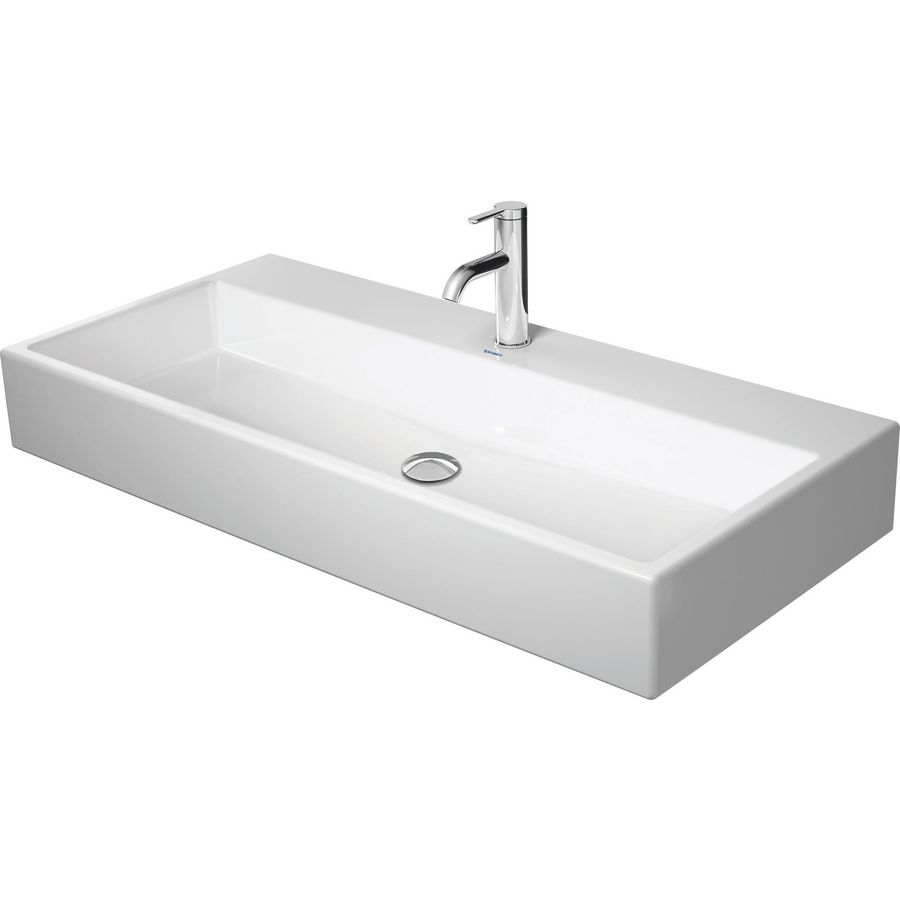 VERO AIR #235010 wastafel 1000mm wit met kraangat