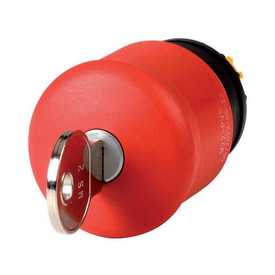 Nood-Uit-knop D=38mm sleutelontgrendeld MS2