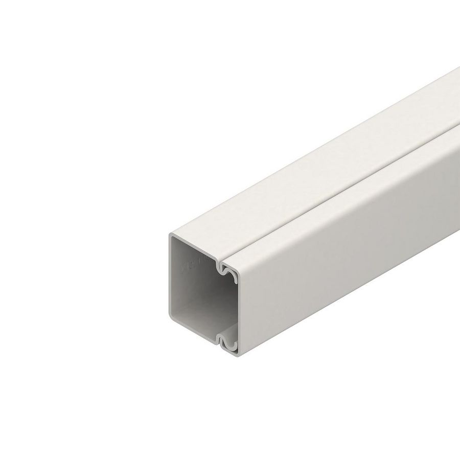Lengte a 2m. kabelkanaal + deksel HKL4040.1 steengrijs pvc RAL7030 VVE=20