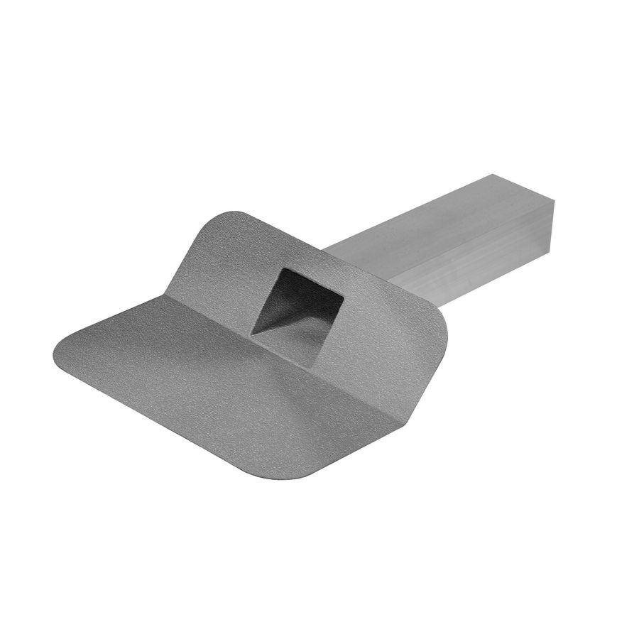Kiezelbak alu. gesloten 45° 60x100mm L=450mm gestr. VVE=10