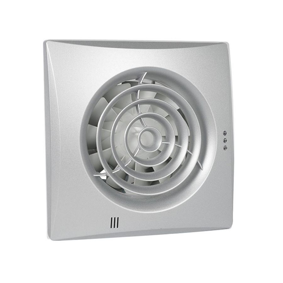 Badkamer-/ toiletventilator Silencio 100 aluminium