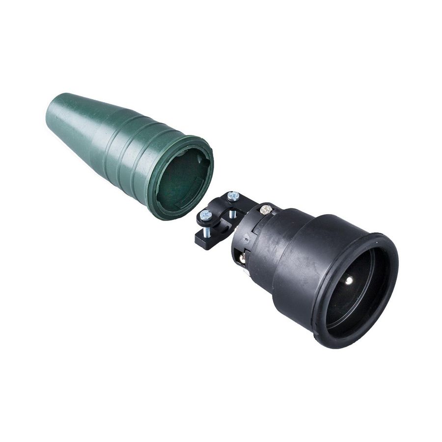 Volrubber koppelcontactstop 16A 250V penaarde greep VVE=100