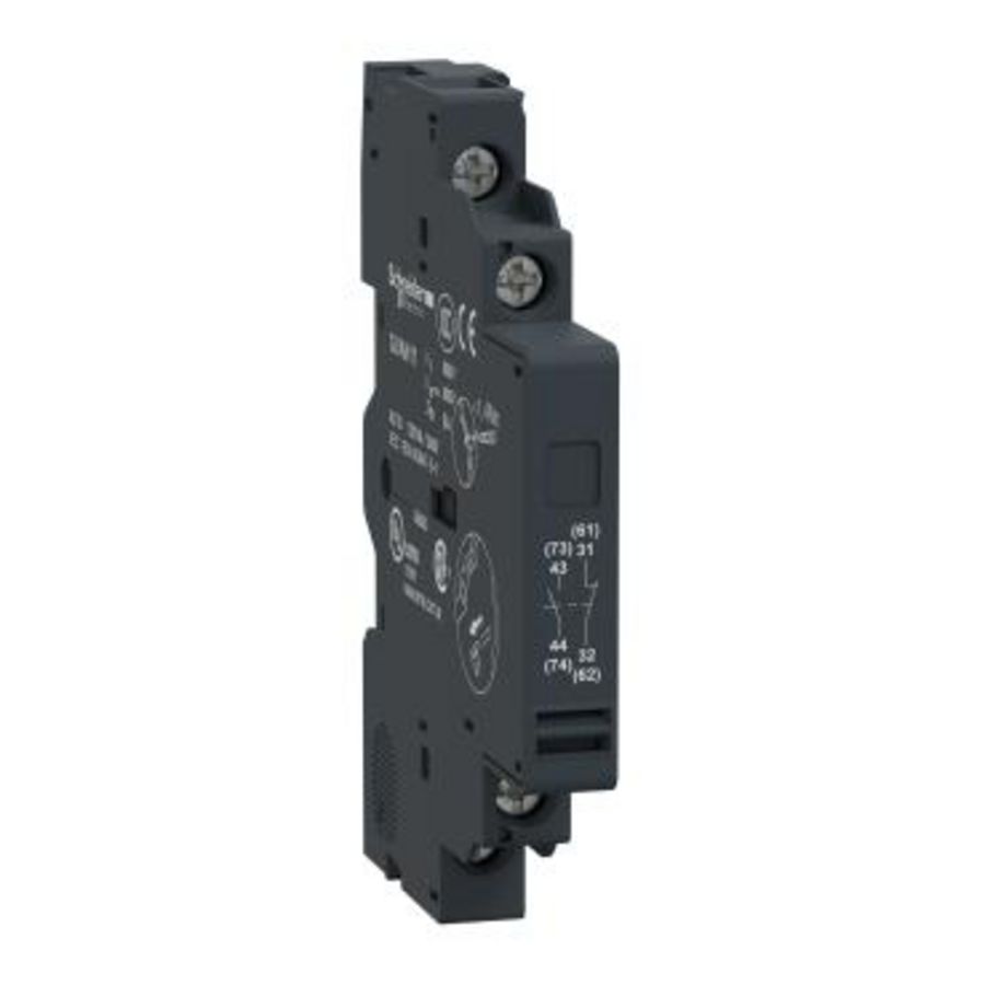 Hulpcontact N/O + N/C Zijkant Accessoires TeSys GV2
