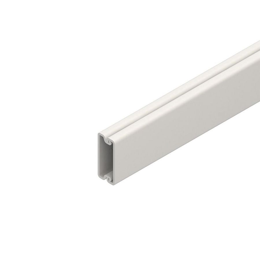 Lengte a 2m. kabelkanaal + deksel HKL1022.1 steengrijs pvc RAL7030 VVE=55