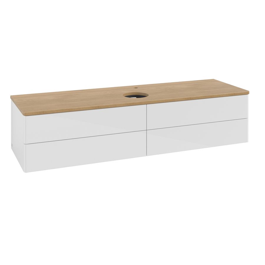 Wastafelonderkast Antao 1600x360x500mm G.White.L K25051GF