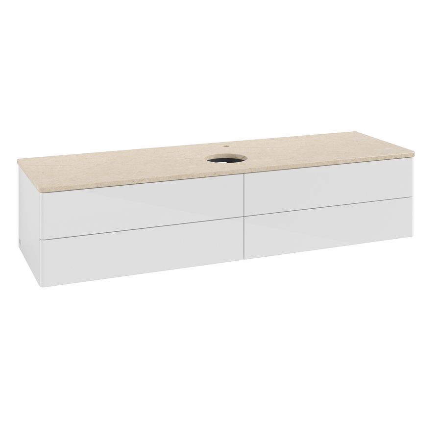 Wastafelonderkast Antao 1600x360x500mm G.White.L K25053GF