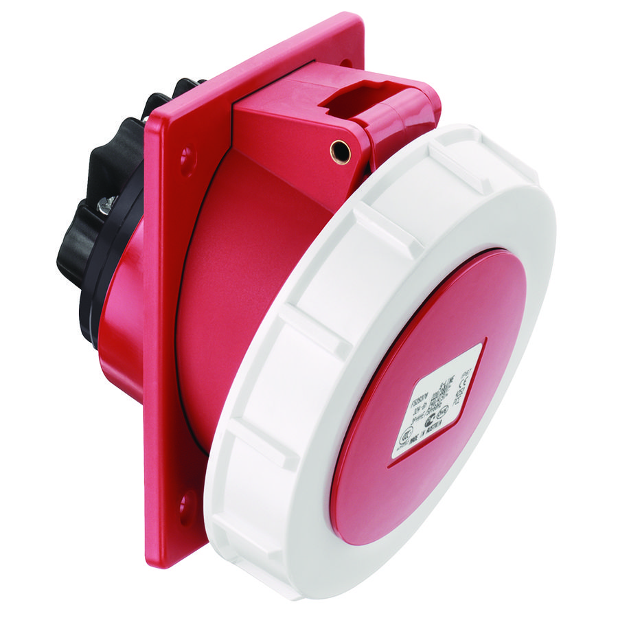 Flenscontactdoos CEE schuin 20° IP67 16A 3P 230V VVE=10