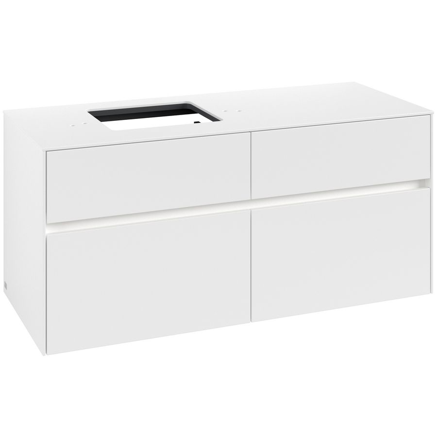 Wastafelonderkast Collaro 1200x548x500mm Wh.Matt C129B0MS