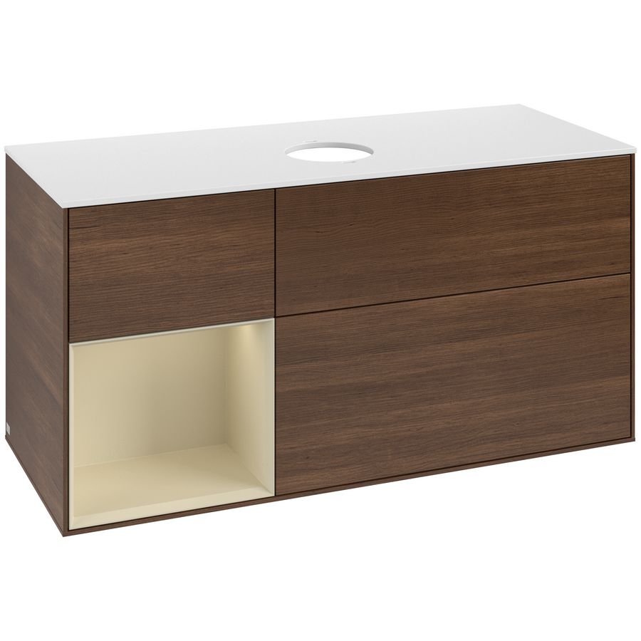 Wastafelonderkast Finion 1200x603x501mm W.Veneer GA61HJGN