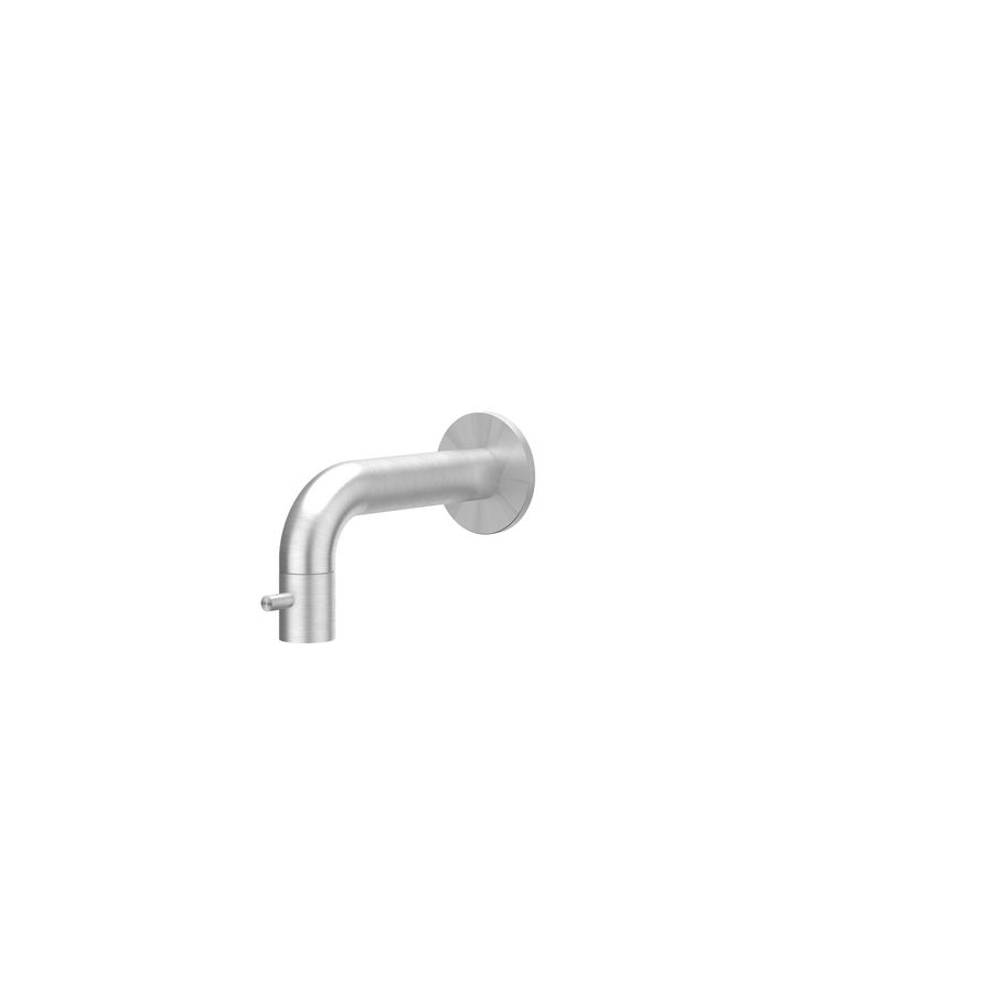 Fonteinkraan CONCORD wandkraan sprong 125mm rvs geborsteld