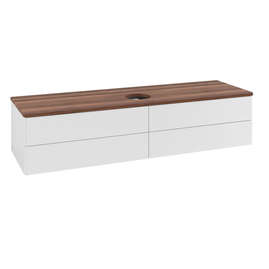 Wastafelonderkast Antao 1600x360x500mm G.White.L K25112GF