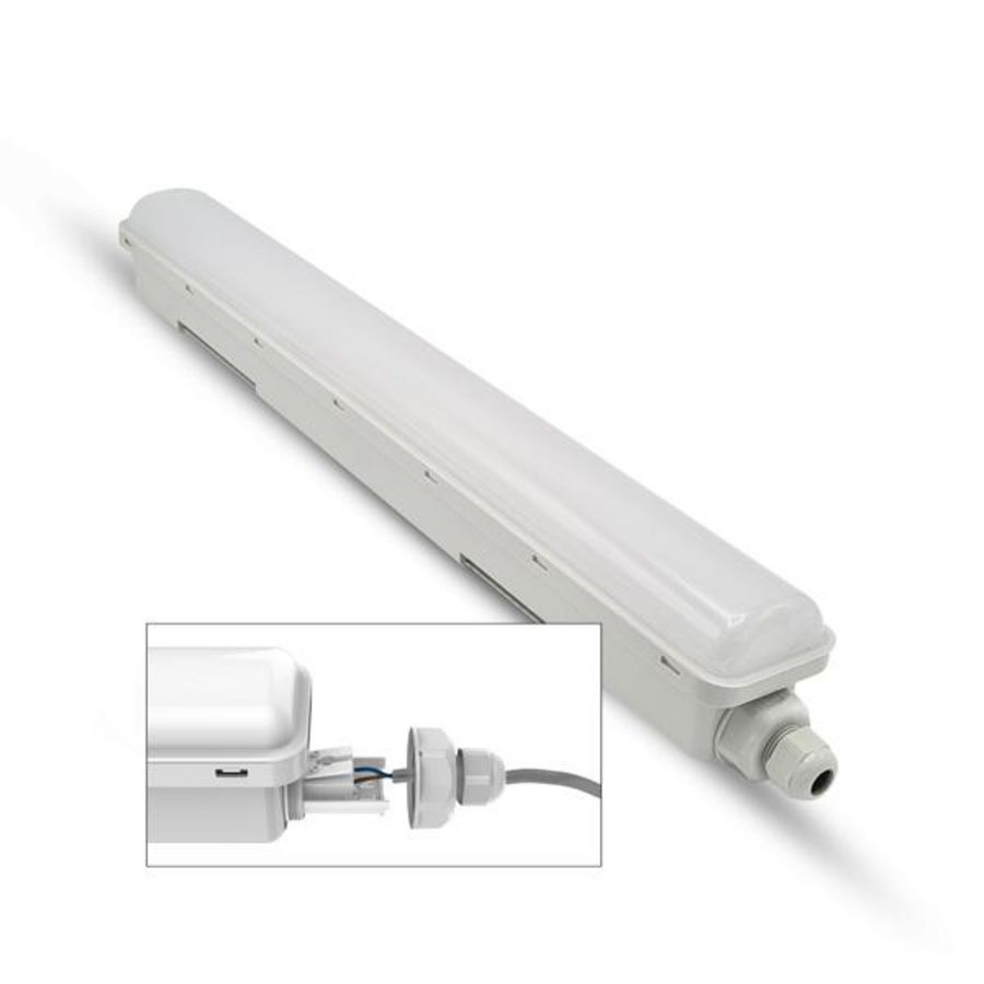 Plafond-/wandarmatuur Easy ConnectIP65 36W 1.200mm