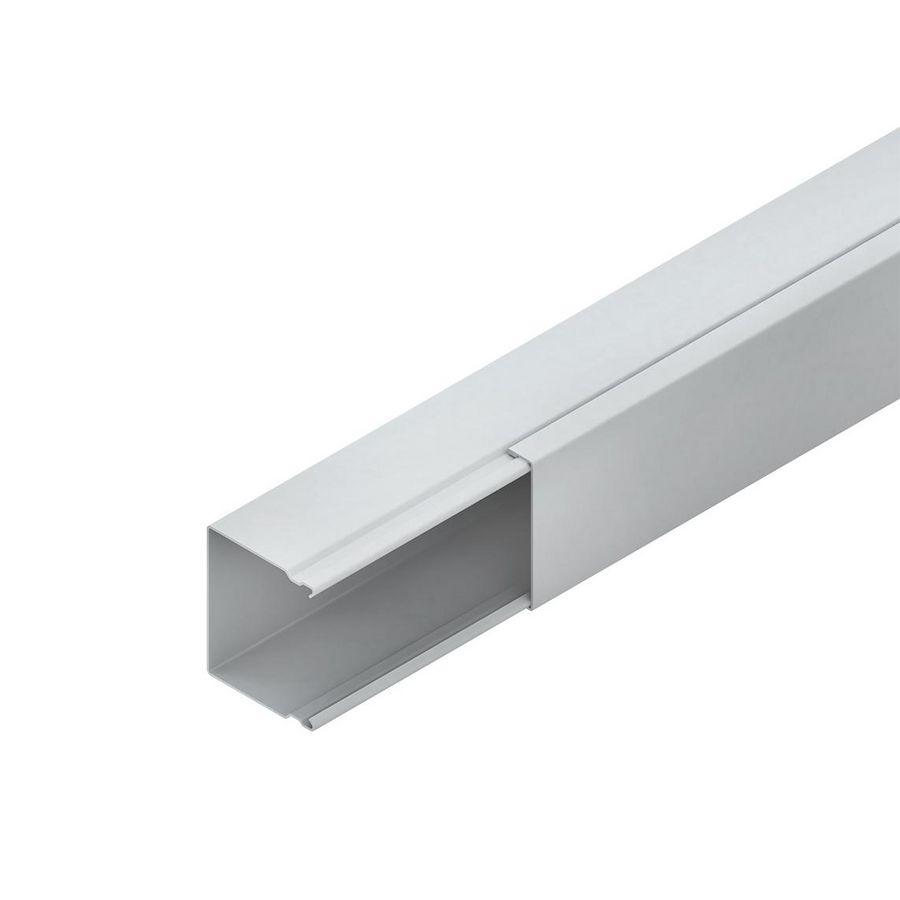 Lengte a 2m. Kabelkanaal + Deksel LLK 26.030 gecoat