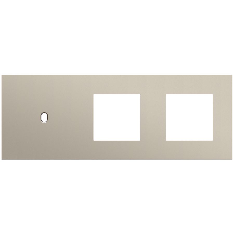 Afdekplaat 3-voud horiz. 71mm centerafst. 166-57705