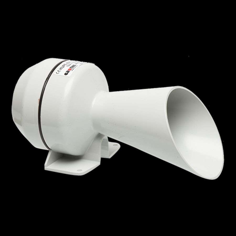 Signaalhoorn kunststof 12/24Vdc IP43 96dB/A constante bel