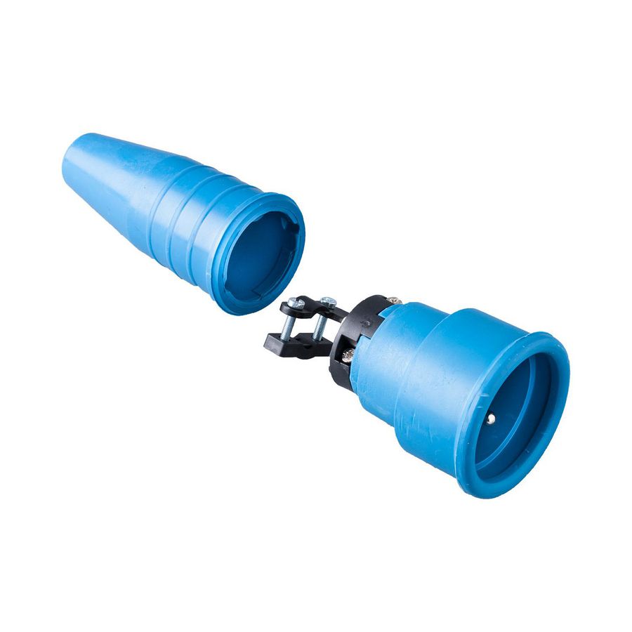 Volrubber koppelcontactstop 16A 250V penaarde VVE=100