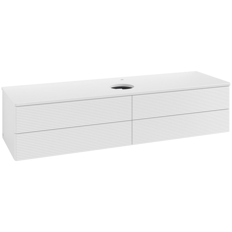 Wastafelonderkast Antao 1600x360x500mm G.White.L K25150GF