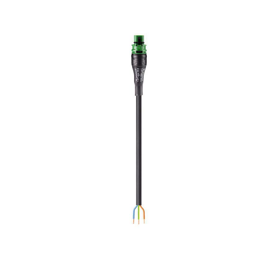 Aansluitsnoer RST20I3 male 1,5mm² 100cm B2CA groen VVE=50