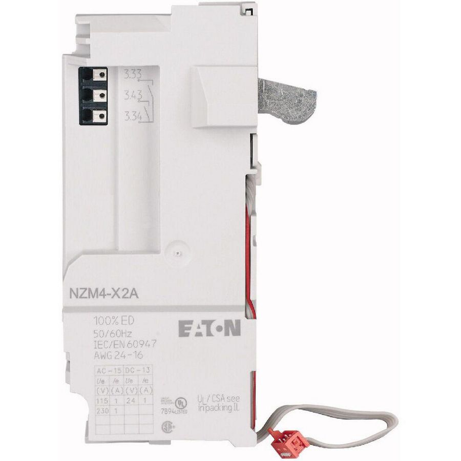 Relaismodule NZM4 configureerbaar 2NO 24V DC 24-230V AC Push