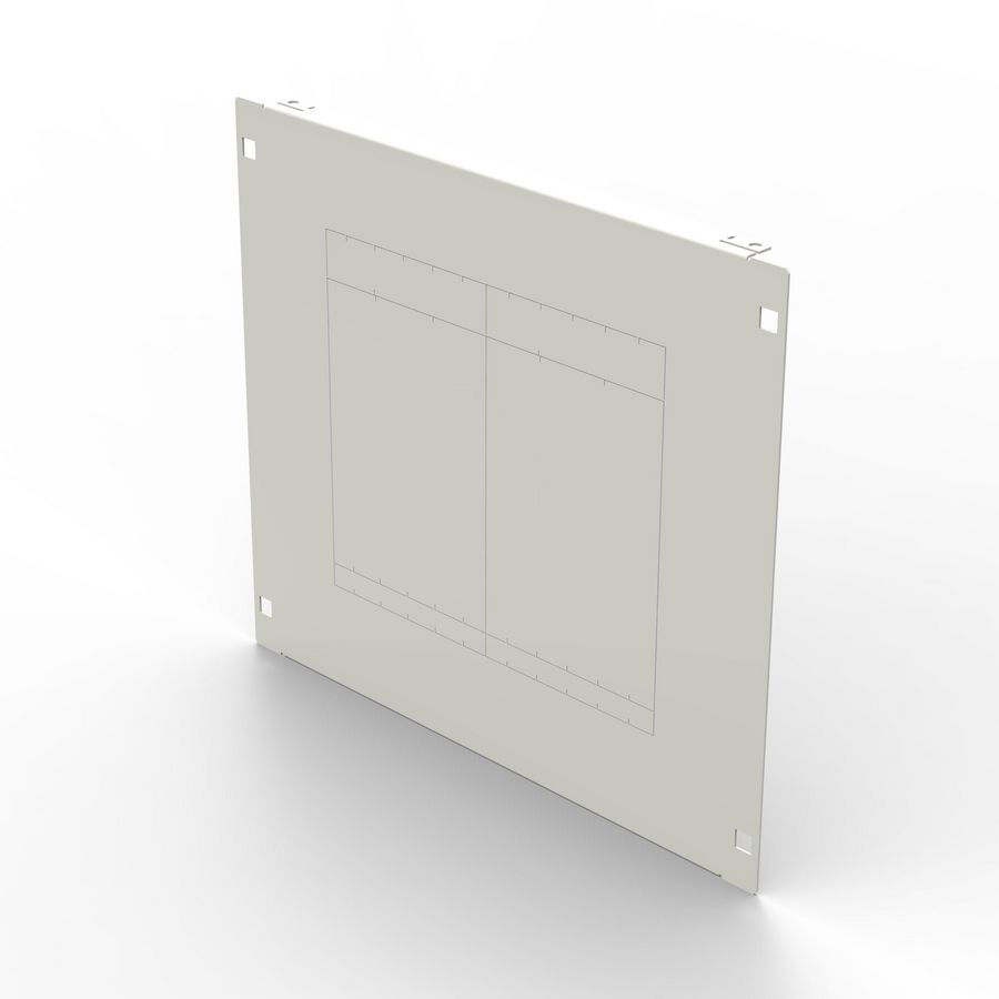 Afdekplaat SPX 00 16 modulen verticaal