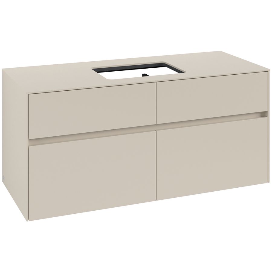 Wastafelonderkast Collaro 1200x548x500mm Cashmere Grey C112B0VN
