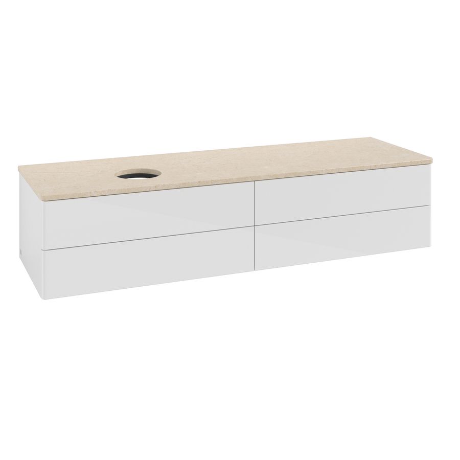 Wastafelonderkast Antao 1600x360x500mm G.White.L K26013GF