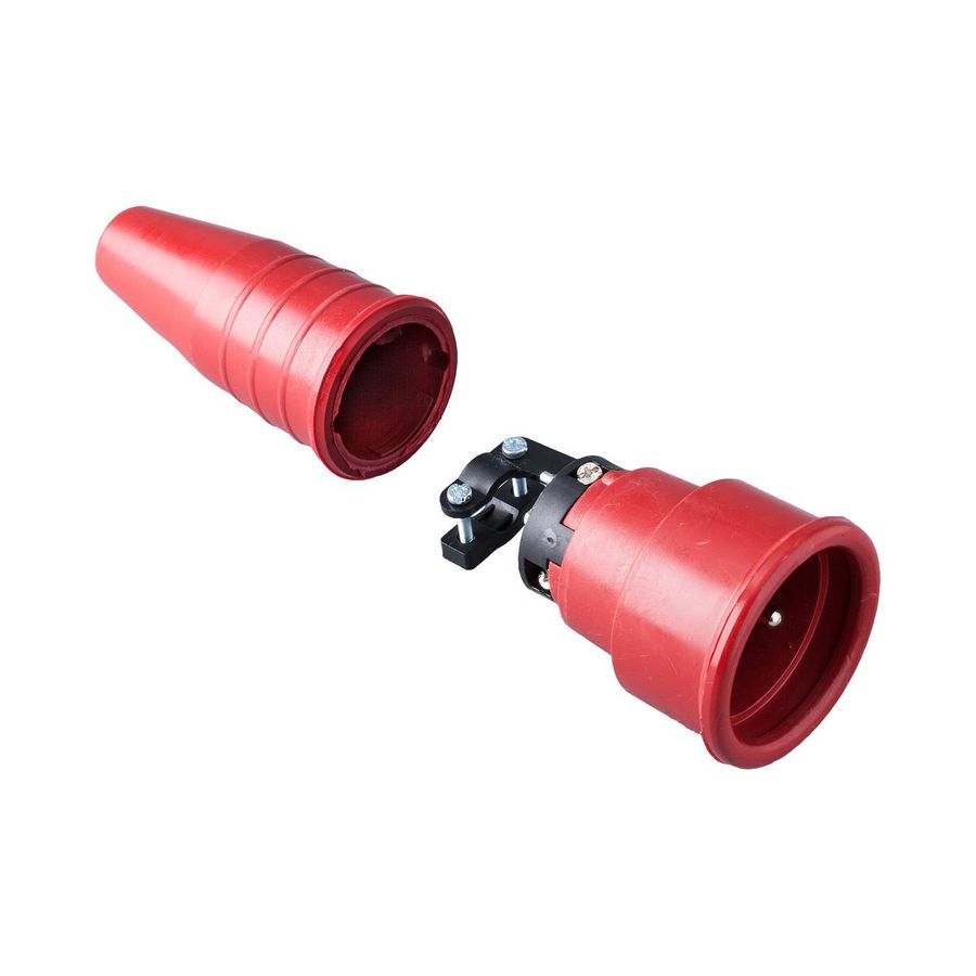 Volrubber koppelcontactstop 16A 250V penaarde VVE=100