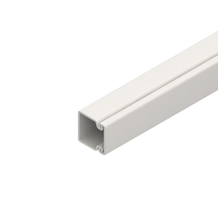 Lengte a 2m. kabelkanaal + deksel HKL2020.3 wit pvc RAL9010 VVE=36