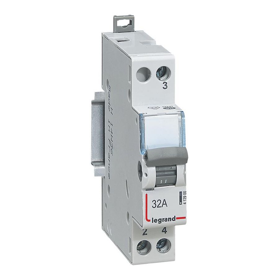 Wisselschakelaar 32A 250V 1 modulen CX3 VVE=10