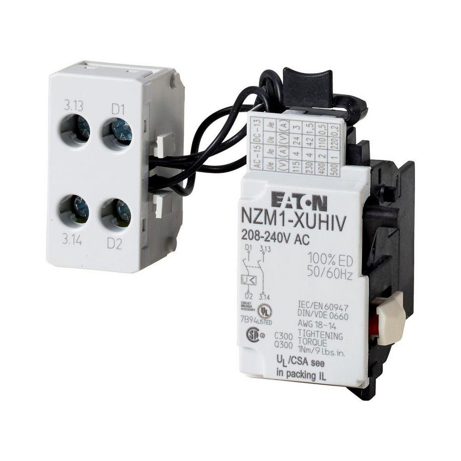 Onderspanningspoel NZM1 2xM voorijlend 110-130V AC