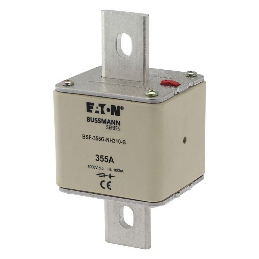 Zekering hoge snelheid 355A DC 1000V NH3 71x76x150mm gBat